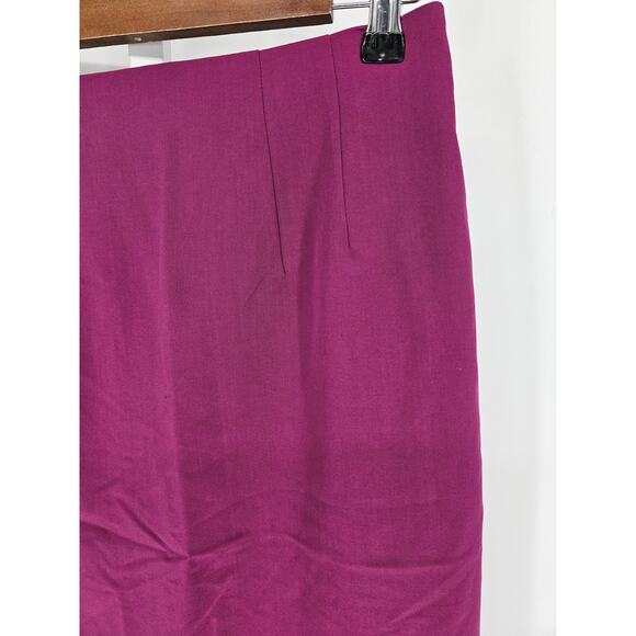 Chadwicks Women's Purple Polyester Blend Knee Length Skirt Size 6 - Picture 3 of 4